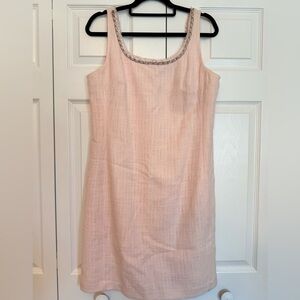 Light Pink Karl Lagerfeld Tweed Dress